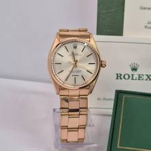 Thumbnail von Rolex Oyster Perpetual 34 34mm Full Rose Gold Vintage Automático Completo