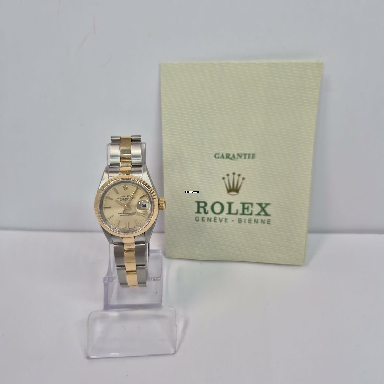 Thumbnail von Rolex Lady-Datejust Ouro & Aço 26mm Automático Completo