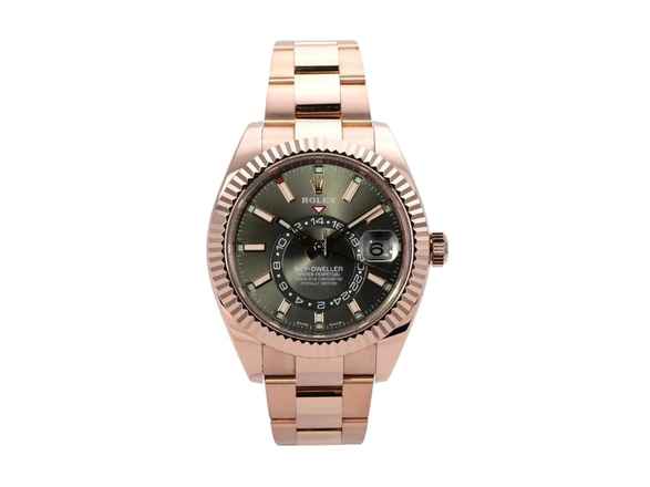  Rolex Sky-Dweller Everose-Gold Ref. 326935 Rhodium 
