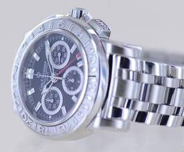 Thumbnail von Bucherer Patravi Chronograph GMT Automatic Stahl Black Steel 42mm Stahlband B+P