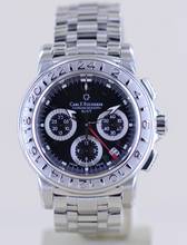 Thumbnail von Bucherer Patravi Chronograph GMT Automatic Stahl Black Steel 42mm Stahlband B+P
