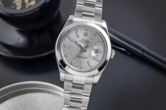 Thumbnail von Rolex Datejust II 41 Silver Dial Oyster Stahl Automatik Herrenuhr Ref 116300 Box