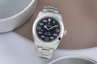 Thumbnail von Rolex Air King Automatik Stahl Herrenuhr Oyster Perpetual Ref. 116900