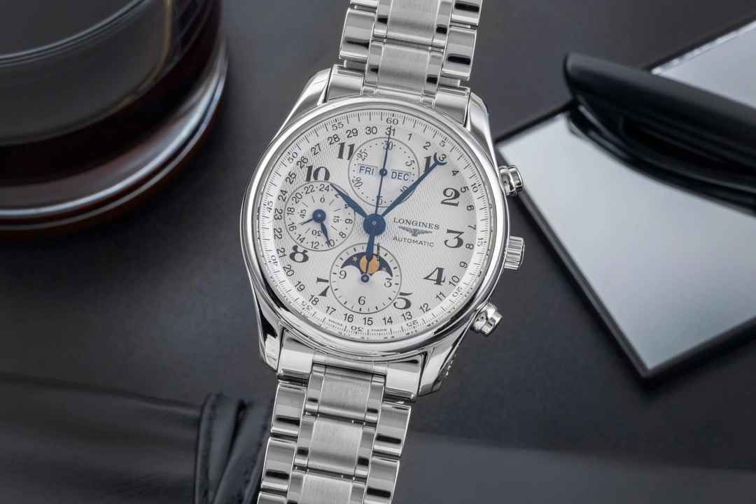  Longines Master Collection Chronograph Stahl Automatik Ref. L2.673.4.78.6 B&P 