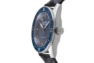 Thumbnail von Blancpain Fifty Fathoms Bathyscaphe Stahl Automatik Ref. 5100-1140-O52A Papiere
