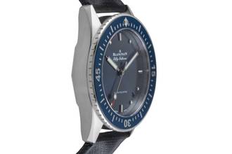 Thumbnail von Blancpain Fifty Fathoms Bathyscaphe Stahl Automatik Ref. 5100-1140-O52A Papiere