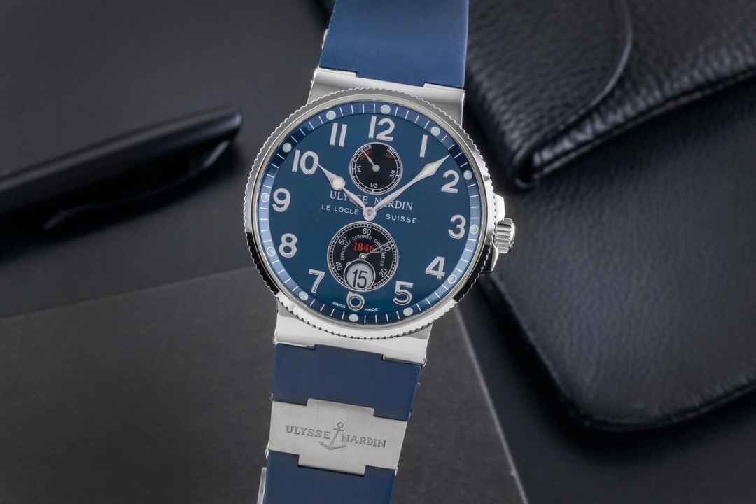  Ulysse Nardin Marine Chronometer 41mm Automatik Stahl Ref. 263-66 Box & Papiere 2012 