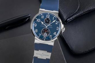 Thumbnail von Ulysse Nardin Marine Chronometer 41mm Automatik Stahl Ref. 263-66 Box & Papiere 2012
