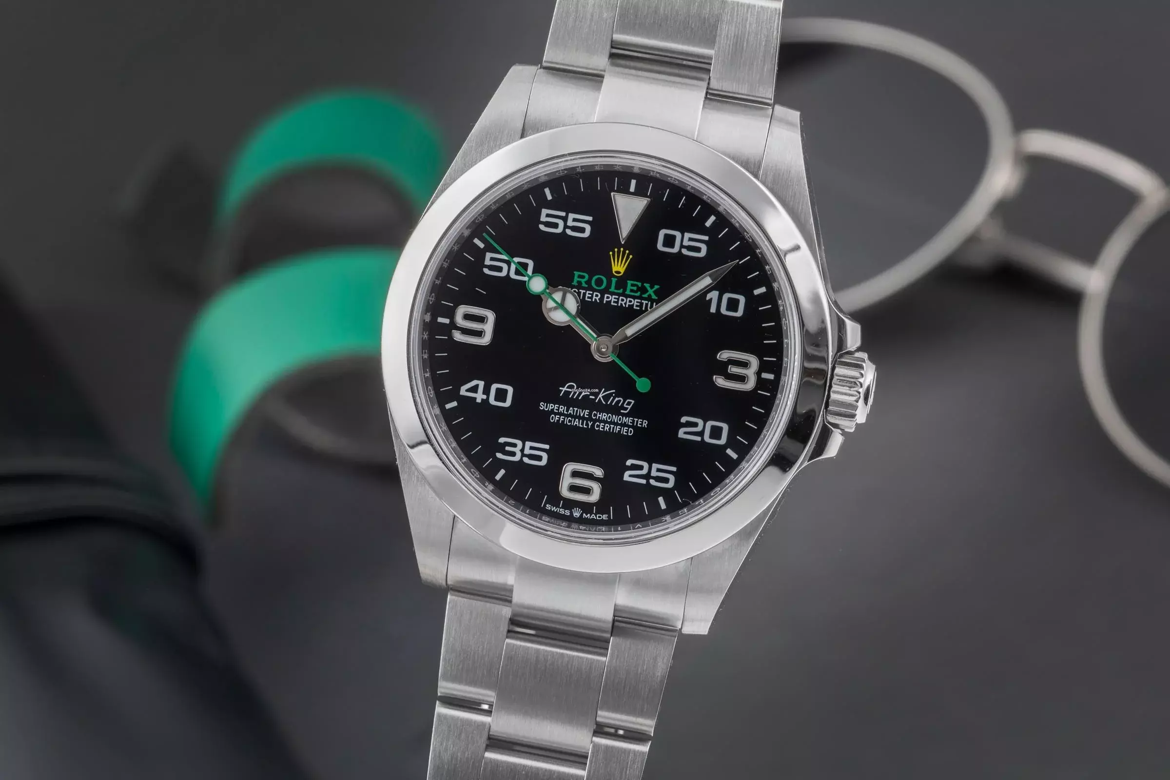  Rolex Air King Automatik Oyster Edelstahl Herrenuhr Ref. 126900 B&P 2022 