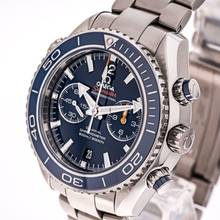 Thumbnail von Omega Seamaster Planet Ocean Chronograph Titan Planet Ocean Blue 45,5 – 232.90.46.51.03.001 – like NEW – 2024 Full Set