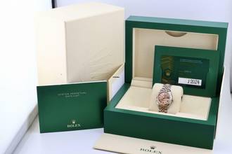 Thumbnail von Rolex Lady-Datejust 28 Steel And Rose Gold - Jubilee Bracelet - Fluted Bezel Rose Roman Dial - With Box And Papers - 279171 2024