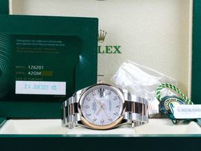 Thumbnail von Rolex Datejust 36 mm 18k Roségold Referenz 126201