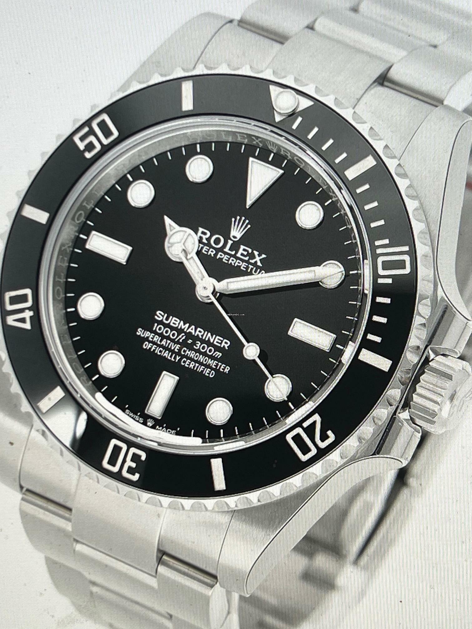 Thumbnail von Rolex Submariner (No Date) 124060 Submariner No Date NEU LC 100 November/2025-Sofort verfügbar Full Set orig. Box + Papiere-Erstkauf orig.Rechnung !!