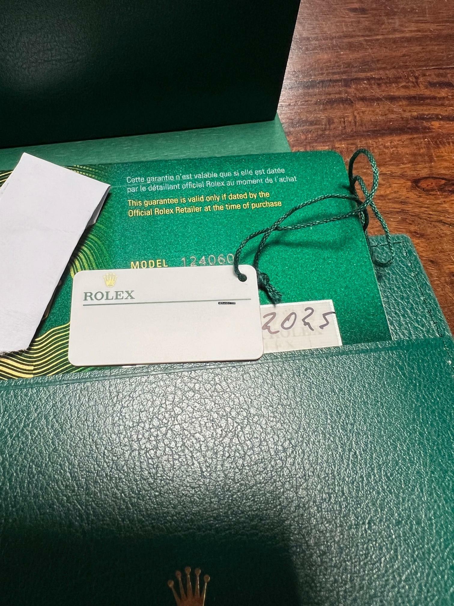 Thumbnail von Rolex Submariner (No Date) 124060 Submariner No Date NEU LC 100 November/2025-Sofort verfügbar Full Set orig. Box + Papiere-Erstkauf orig.Rechnung !!