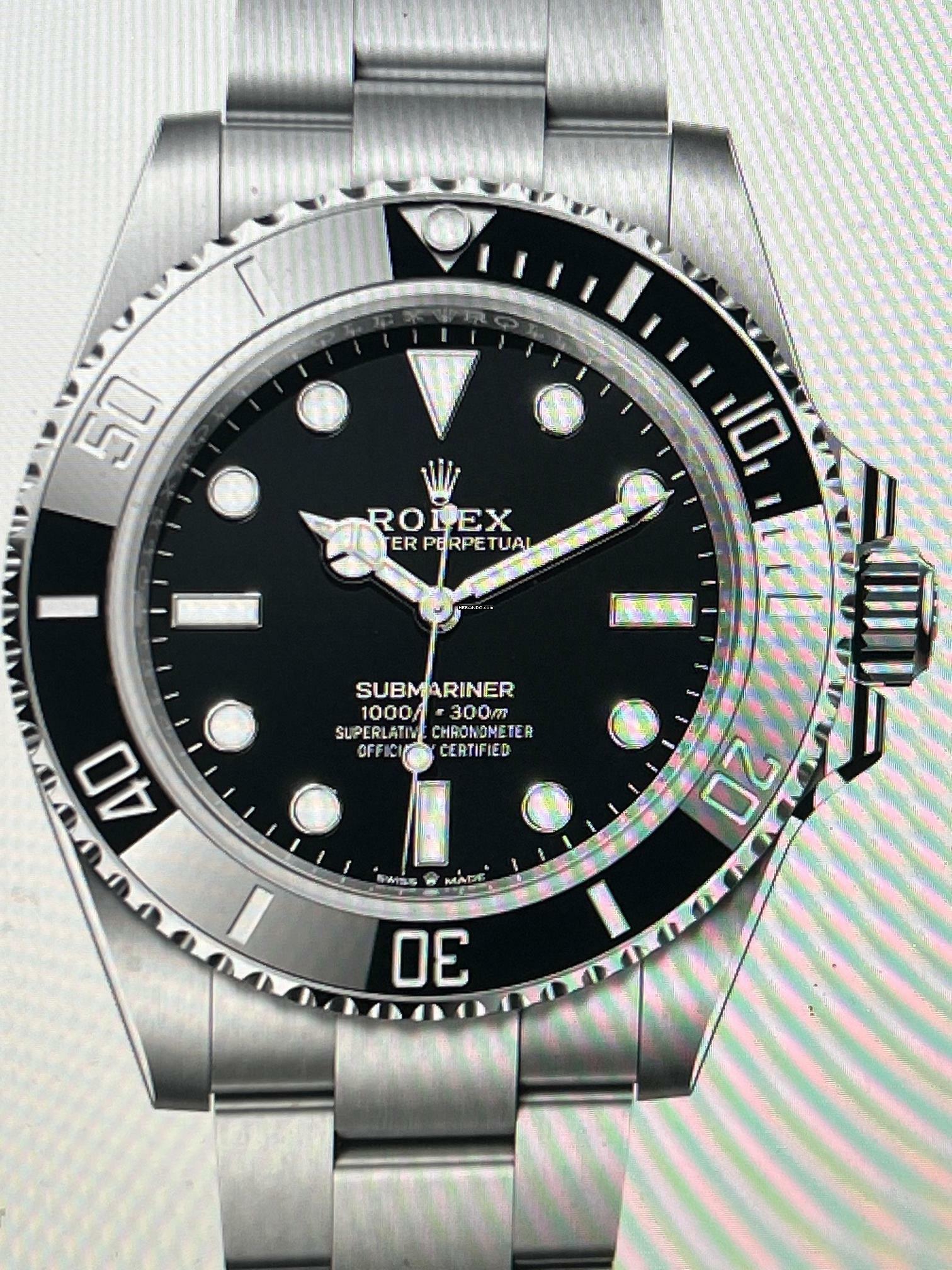 Thumbnail von Rolex Submariner (No Date) 124060 Submariner No Date NEU LC 100 November/2025-Sofort verfügbar Full Set orig. Box + Papiere-Erstkauf orig.Rechnung !!