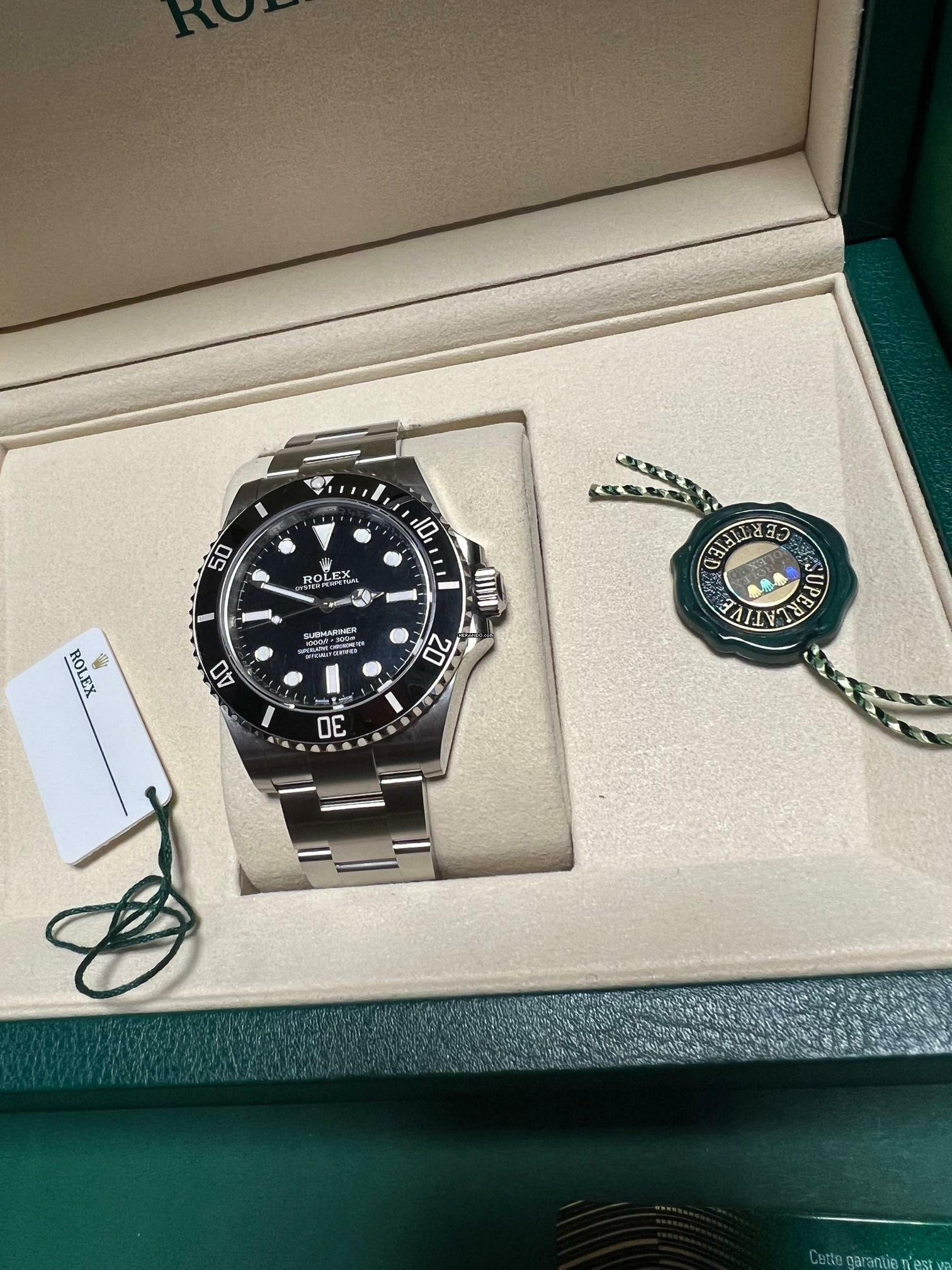 Thumbnail von Rolex Submariner (No Date) 124060 Submariner No Date NEU LC 100 November/2025-Sofort verfügbar Full Set orig. Box + Papiere-Erstkauf orig.Rechnung !!