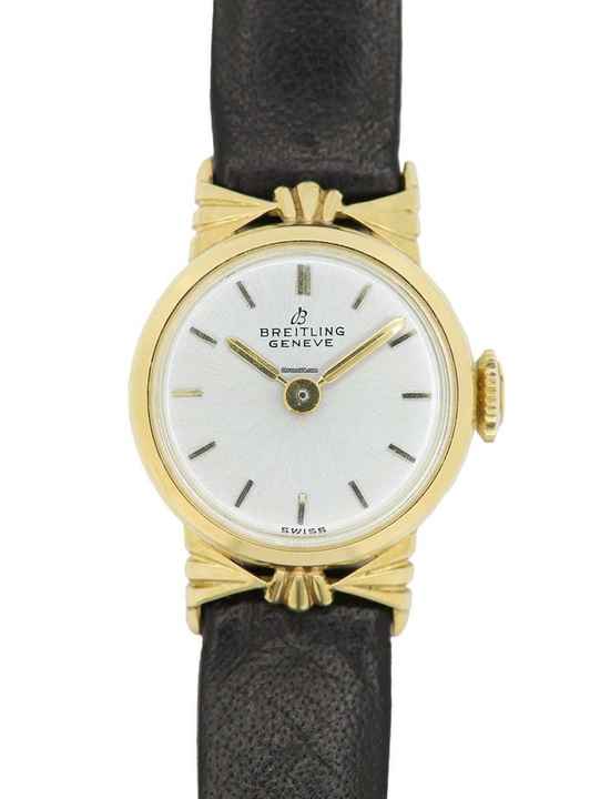 Breitling Genève NOS 18 k Yellow Gold 1960s 