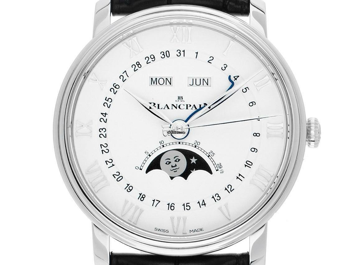  Blancpain Villeret Quantième Complet Ref.6654-1127-55B 2022 Full Set Ungetragen 