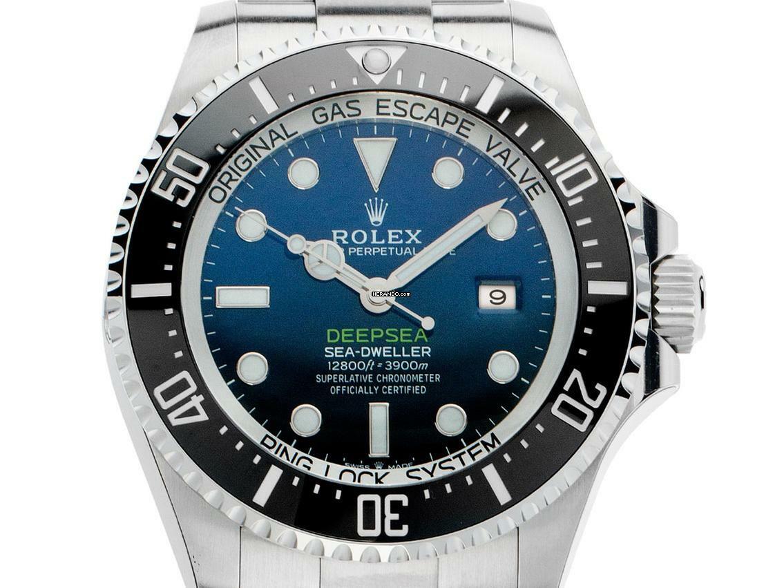 Rolex Sea-Dweller Deepsea Blue James Cameron Ref.126660 2020 Full Set Ungetragen Vintage