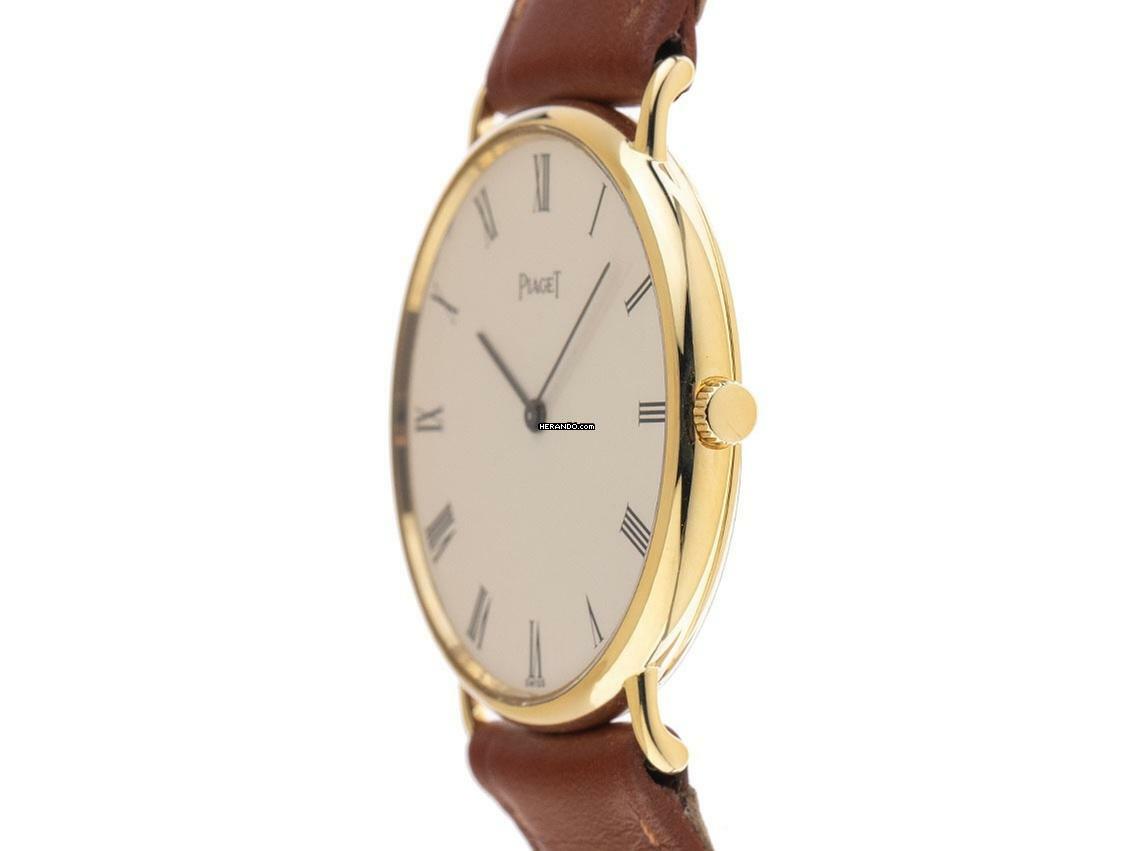 Thumbnail von Piaget Altiplano extraflach Ref.8065 1989 original Box sehr gut Vintage