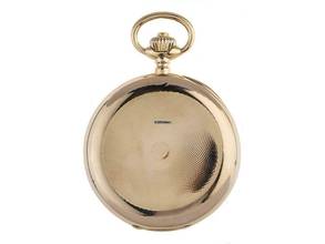 Thumbnail von IWC Pocket Watch Taschenuhr Savonette 14kt Gelbgold Handaufzug 48mm 1910 sehr gut Vintage