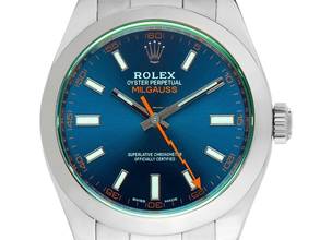 Thumbnail von Rolex Milgauss Elektroblau Ref.116400GV Full Set wie Neu Vintage