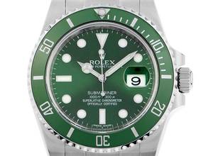 Thumbnail von Rolex Submariner Date LV Hulk Ref.116610LV 2016 LC 100 Full Set wie Neu Vintage
