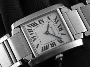 Thumbnail von Cartier Tank Française MM Medium Modell Ref.2301 1998 Full Set sehr gut Vintage