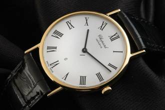 Thumbnail von Chopard Classic 18kt Gelbgold Ref.1068 1992 original Box sehr gut Vintage