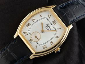 Thumbnail von Chopard Tonneau kleine Sekunde Ref.2246 1998 original Box sehr gut Vintage