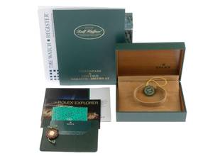 Thumbnail von Rolex Explorer II Ref.16570 1996 Box&Beschreibung sehr gut Vintage