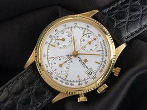 Thumbnail von Revue Thommen Hilton Chronografo Ref.86 1994 Full Set sehr gut Vintage