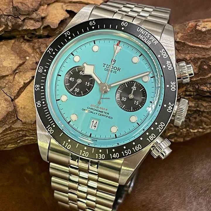  Tudor Black Bay Chrono Black Bay Chrono BLUE - FULLSET 2025 EU - Ref. 79360N Flamingo Blue 