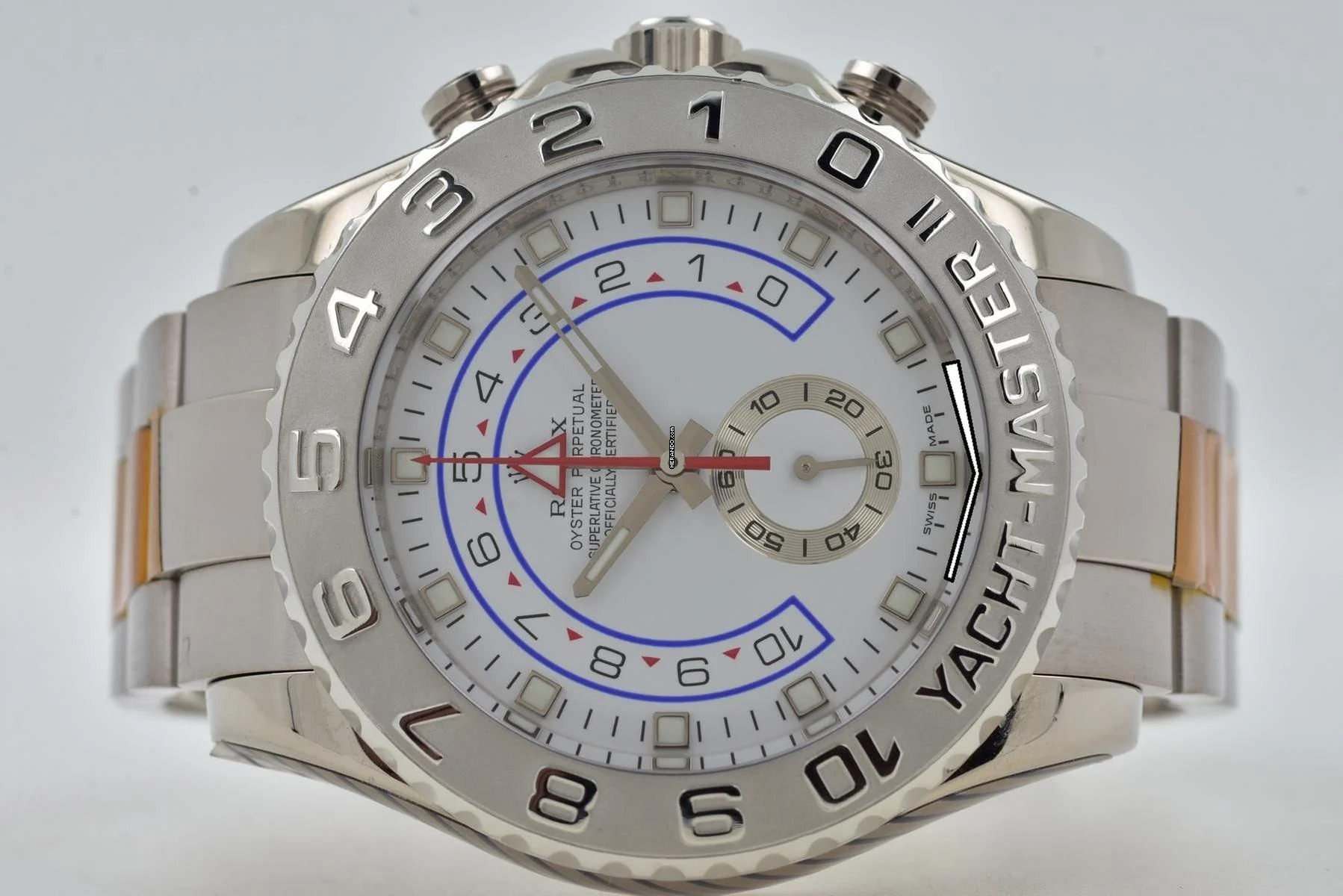  Rolex Yacht-Master II 2 Chronograph 116689 Rolex Service 11/2025 18k White Gold 