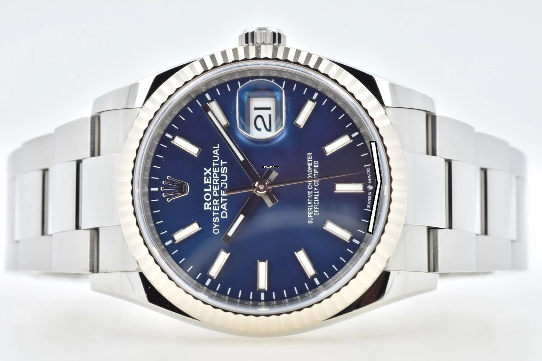  Rolex Datejust 36 Oyster Perpetual Datejust 126234 Blue Dial LC100 