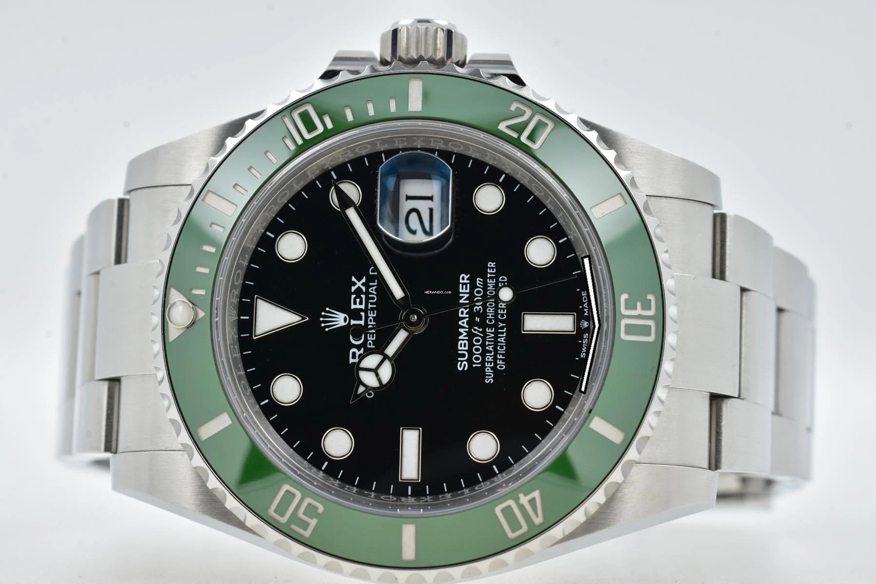 Rolex Submariner Date Automatik 126610LV green Starbucks LC100