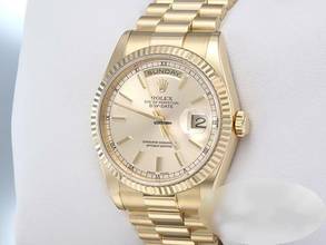 Thumbnail von Rolex Day-Date 36 36mm 118238 Gelbgold 750 2003/04 Automatik 18kt Yellow Gold Damen Herren President-band Chronometer Oyster