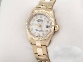 Thumbnail von Rolex Lady-Datejust 26mm 79178 Gelbgold 750 2000 Automatik Gold Damen Damenuhr 18kt Yellow Gold Oyster-band Chronometer White Dial