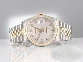 Thumbnail von Rolex Datejust 36 36mm 16233 Diamanten Stahl Gelbgold 750 Automatik Stainless Steel 18kt Yellow Gold Jubilé-band Chronometer Oyster