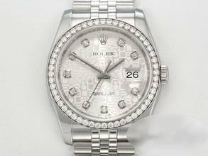 Thumbnail von Rolex Datejust 36 36mm 116244 2018 Stahl Weissgold 750 Diamanten Automatik Stainless Steel 18kt White Gold Jubilé-band Chronometer Oyster