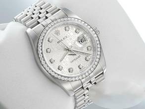 Thumbnail von Rolex Datejust 36 36mm 116244 2018 Stahl Weissgold 750 Diamanten Automatik Stainless Steel 18kt White Gold Jubilé-band Chronometer Oyster