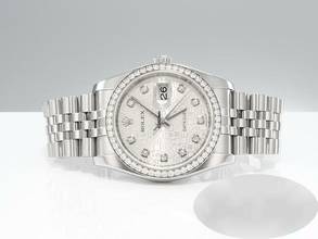 Thumbnail von Rolex Datejust 36 36mm 116244 2018 Stahl Weissgold 750 Diamanten Automatik Stainless Steel 18kt White Gold Jubilé-band Chronometer Oyster