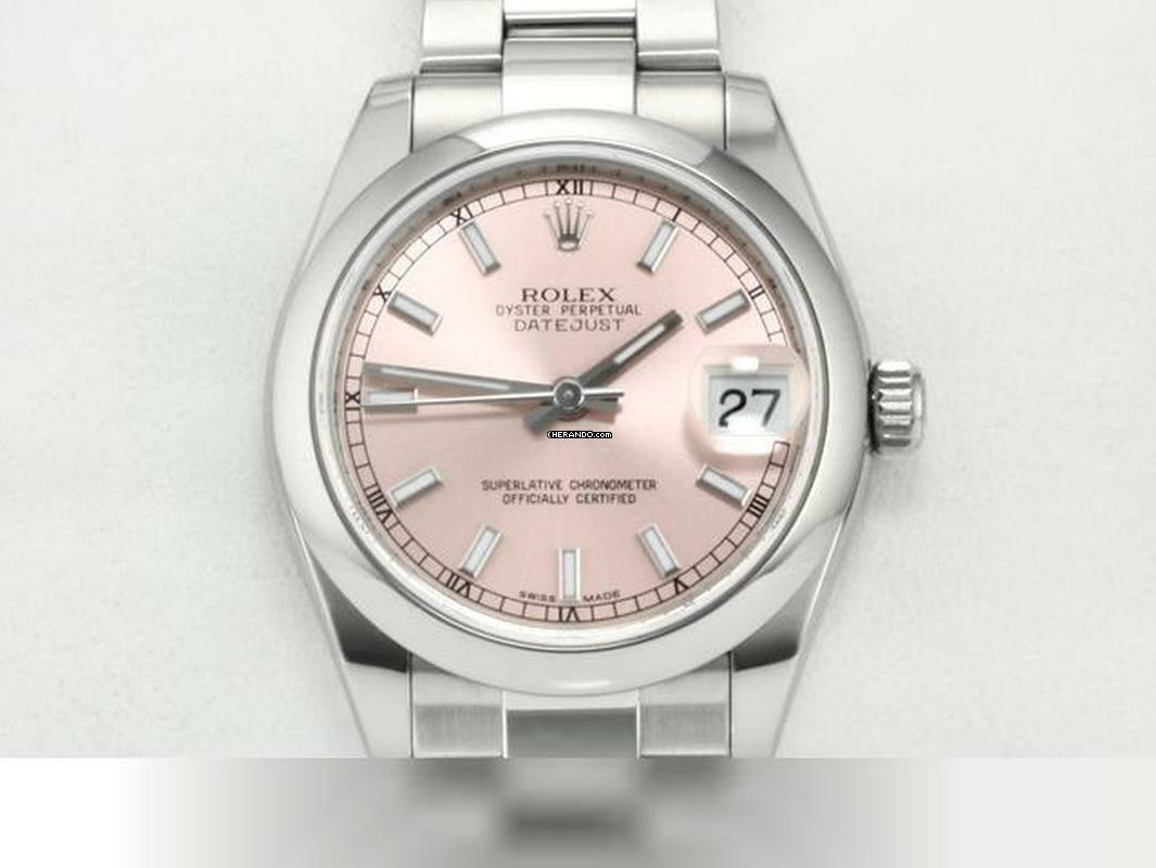 Rolex Datejust 31 31mm 178240 2010 Edelstahl Automatik Damenuhr Stahl