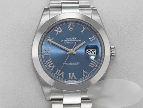  Rolex Datejust 41 41mm 126300 2022 Edelstahl Automatik Stahl Stainless Steel Oyster-band Chronometer Blue Dial 