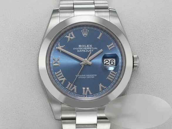  Rolex Datejust 41 41mm 126300 2022 Edelstahl Automatik Stahl Stainless Steel Oyster-band Chronometer Blue Dial 