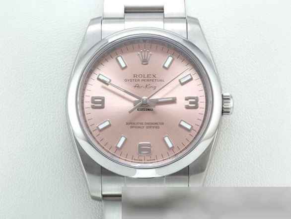  Rolex Air King 34mm Medium 114200 Edelstahl Automatik Stahl Stainless Steel Oyster-band Chronometer 