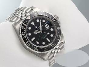 Thumbnail von Rolex GMT-Master II 126710grnr 2024 Edelstahl Automatik Stahl Zweite Zeitzone Stainless Steel Black Dial Jubilé-band Chronometer Oyster