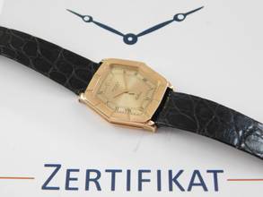 Thumbnail von Rolex Cellini 18 Karat Gelbgold Cellini Handaufzug medium Size 24 x 29 mm N.O.S. mit original 18 Kt Schließe Original Band und Box