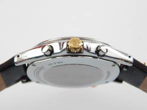 Thumbnail von Jaeger-LeCoultre Heraion Reveil Herrenuhr Chronograph Alarm im Top Zustand 36mm Stahl / Gold