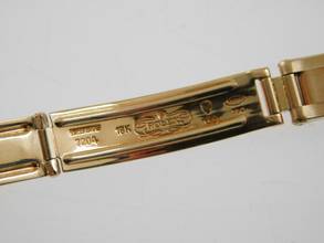 Thumbnail von Rolex Lady-Datejust 18 Karat Gelbgold Lady-Datejust mit Oysterband Box und Zubehör wie Neu von 1982 Saphirglas Schnellschaltung volles Band im Traumzustand !